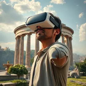 Exposição em SP usa realidade virtual para transportar visitantes para a Roma Antiga; veja vídeo exposição roma antiga