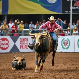 Olimpia Rodeio Festival recebe etapa da COPA MD Super Bulls em formato de times Olimpia Rodeio Festival