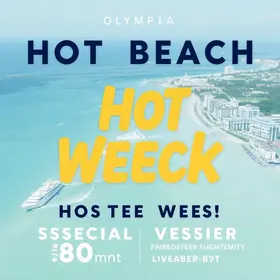 OLÍMPIA: ÚLTIMA CHANCE! Hot Beach encerra Resort Week com live especial e descontos de até 30%. OLÍMPIA