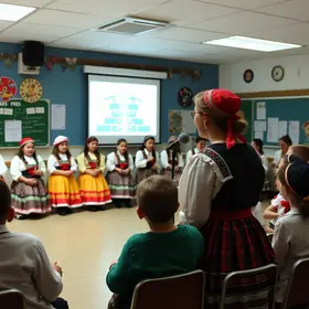 Escolas de Olímpia exibem especial sobre o Festival do Folclore em sala de aula